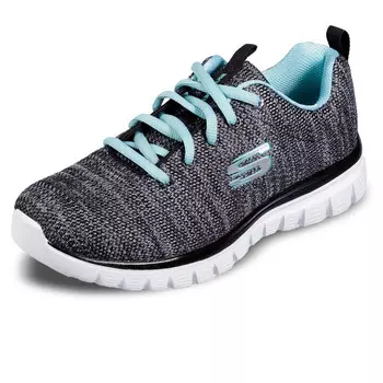 Кроссовки Graceful - Twisted Fortune, размер 37, черные - 12614-BKTQ SKECHERS, цвет negro