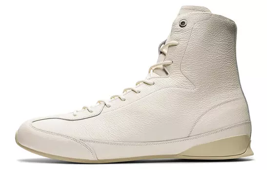 Кроссовки Gracia унисекс с высоким верхом белого цвета Onitsuka Tiger