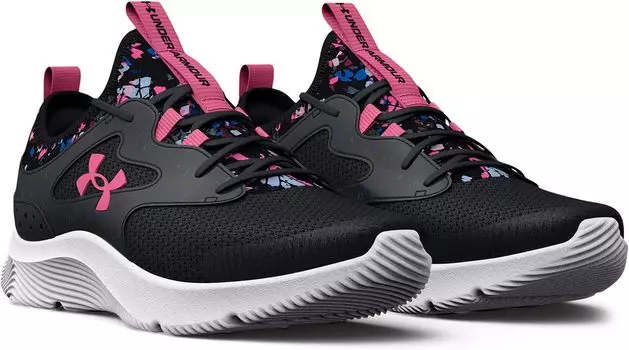 Кроссовки Grade School Infinity 2.0 Novelty Under Armour, цвет Black/Black/Pink Punk