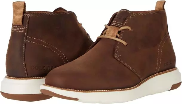 Кроссовки Grand Atlantic Chukka Water Resistant Cole Haan, цвет Lumber Water Resistant/Ivory