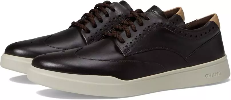 Кроссовки Grand Crosscourt Wing Tip Sneaker Cole Haan, цвет Dark Chocolate/Silver Birch
