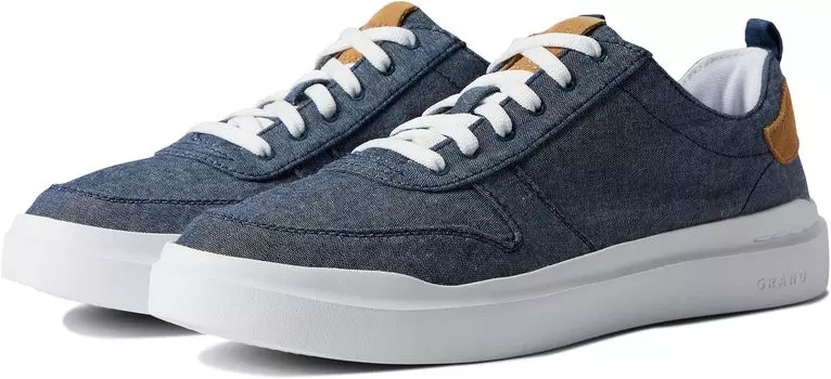 Кроссовки Grandpro Rally Canvas Court Cole Haan, цвет Chambray/CH Farro Suede/Optic White