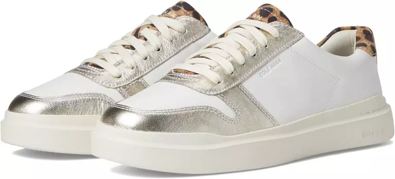 Кроссовки Grandpro Rally Court Sneaker Cole Haan, цвет White/Gold/Leopard