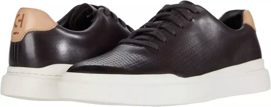 Кроссовки Grandpro Rally Laser Cut Sneaker Cole Haan, цвет Dark Brown Handstain