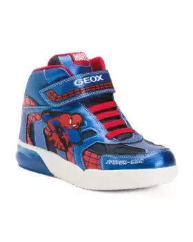 Кроссовки Grayjay Spiderman (Little Kid, Big Kid) Geox, цвет Royal Navy