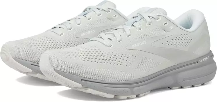Кроссовки Green Silence Ghost 15 Brooks, цвет Illusion/White