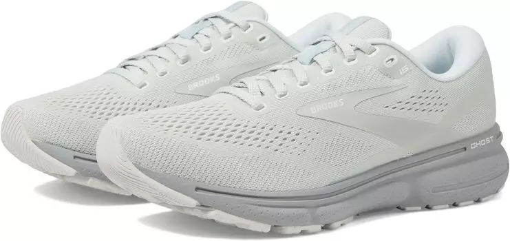 Кроссовки Green Silence Ghost 15 Brooks, цвет Illusion/White