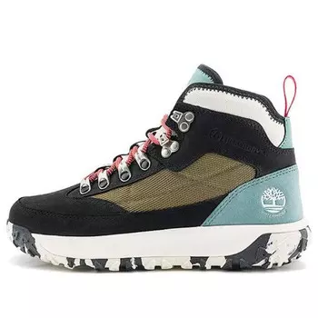 Кроссовки greenstride motion 6 inch waterproof mid hiking boots 'black nubuck' Timberland, черный