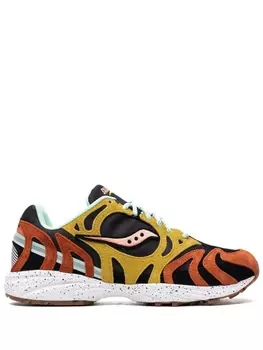 Кроссовки Grid Azura 2000 со вставками Saucony, коричневый
