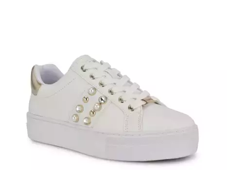 Кроссовки Gripes Platform Sneaker Nine West, кремовый
