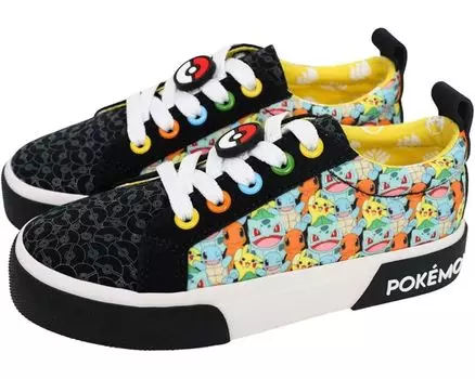 Кроссовки Ground Up Pokemon Low Top, черный