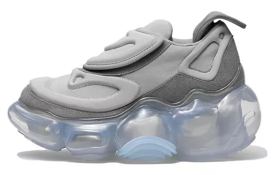 Кроссовки grounds Lifestyle Shoes Unisex Low-top Gray, серый