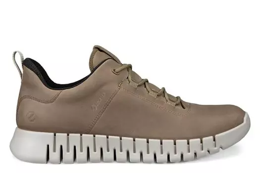 Кроссовки Gruuv m lea goretex Ecco, коричневый