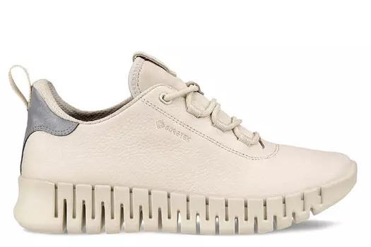 Кроссовки Gruuv w на танкетке lea gtx Ecco, бежевый