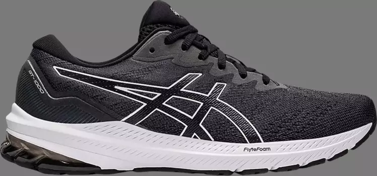 Кроссовки gt 1000 11 'black white' Asics, черный