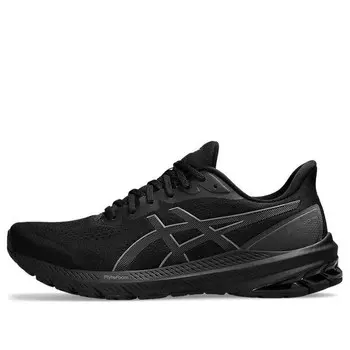 Кроссовки gt 1000 12 очень широкие Asics, черный