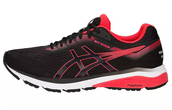 Кроссовки GT-1000 7 мужские низкие черные/красные Asics