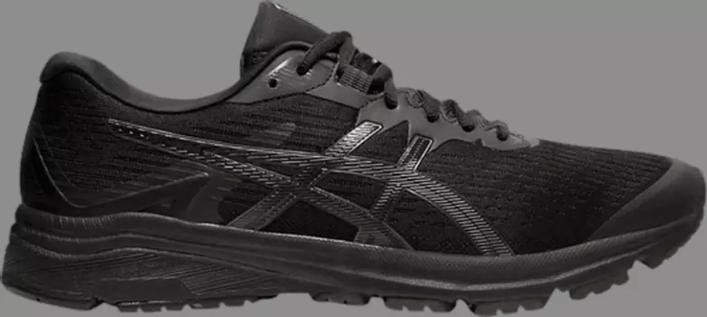 Кроссовки gt 1000 8 4e wide 'black' Asics, черный