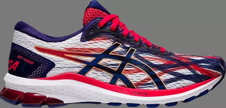 Кроссовки gt 1000 9 'usa' Asics, белый