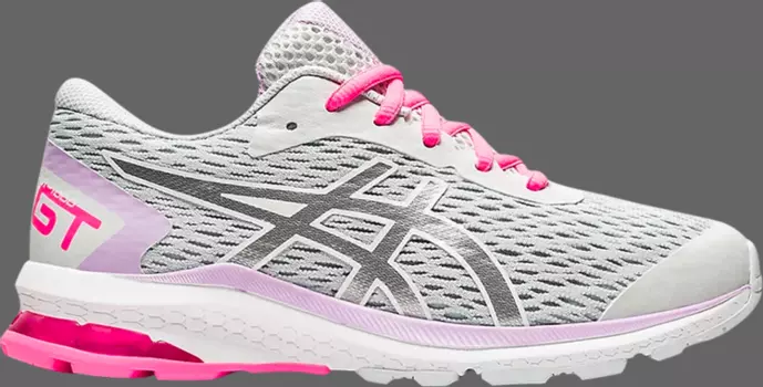 Кроссовки gt 1000 9 gs 'glacier grey' Asics, серый
