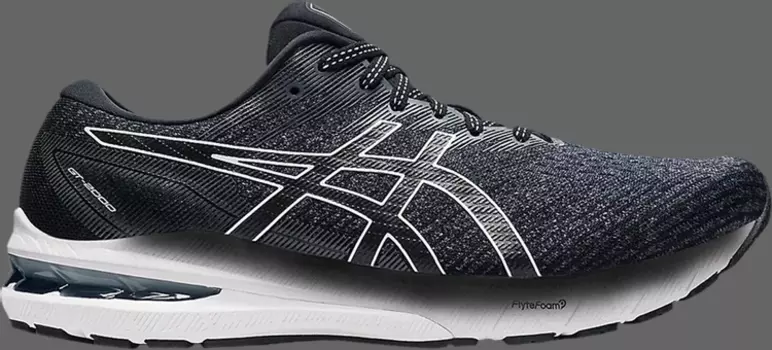 Кроссовки gt 2000 10 4e wide 'black white' Asics, черный