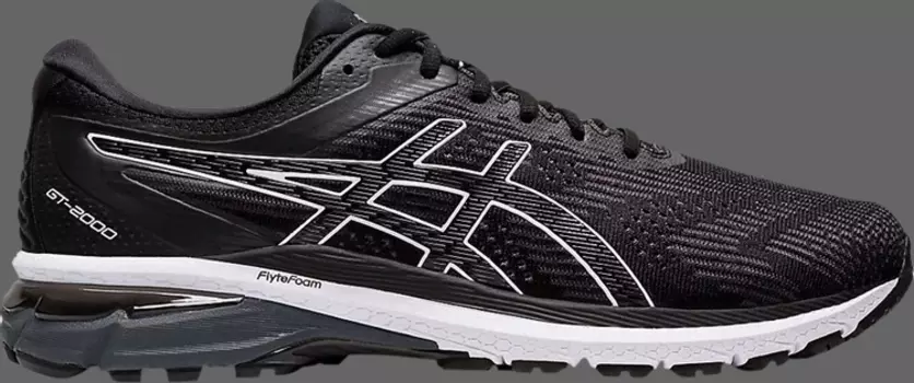 Кроссовки gt 2000 8 'black white' Asics, черный