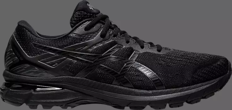 Кроссовки gt 2000 9 'triple black' Asics, черный