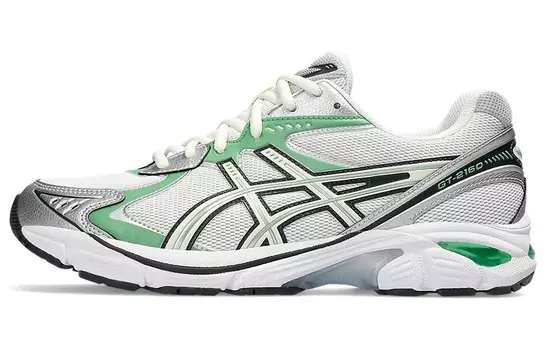 Кроссовки GT-2160 Cream Bamboo Asics, цвет White Silver Green