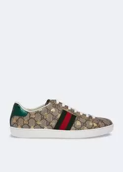 Кроссовки GUCCI Ace GG Supreme sneakers, бежевый