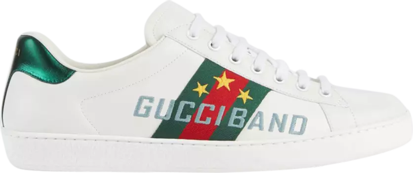 Кроссовки Gucci Ace Gucci Band, белый