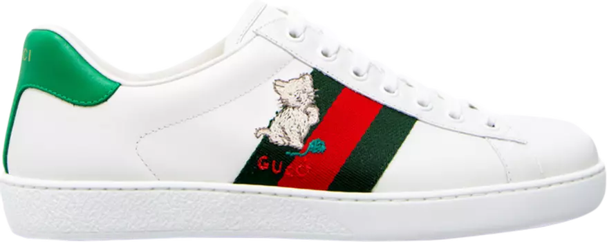 Кроссовки Gucci Ace Kitten, белый