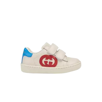 Кроссовки Gucci Ace Leather Kids, белый