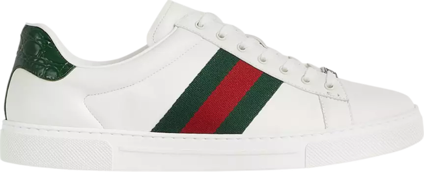 Кроссовки Gucci Ace 'White Green Red', белый
