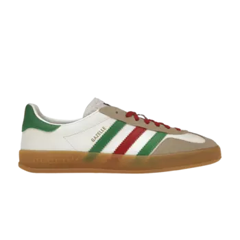 Кроссовки Gucci Adidas x Gucci Gazelle 'White Green Red', белый