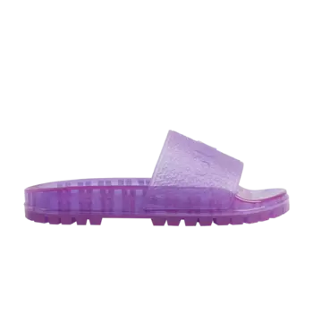 Кроссовки Gucci Adidas x Gucci Wmns Slide, фиолетовый