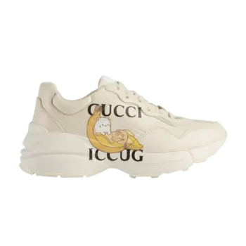 Кроссовки Gucci Bananya x Gucci Wmns Rhyton, кремовый