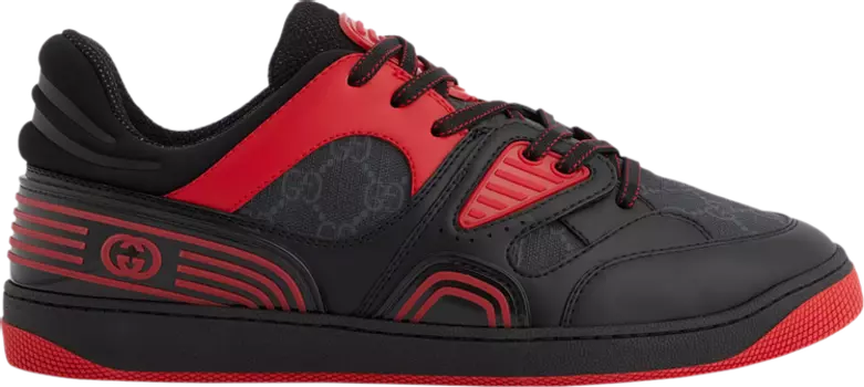Кроссовки Gucci Basket Black Red, черный