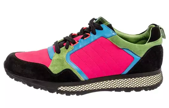 Кроссовки GUCCI Casual Shoes Men Low-Top Green/Pink/Blue