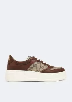 Кроссовки GUCCI Chunky B sneakers, коричневый