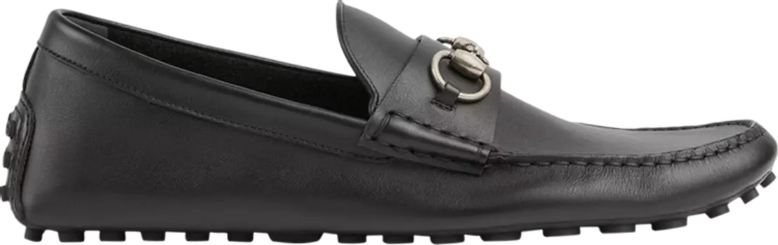 Кроссовки Gucci Driver 'Horsebit - Black', черный