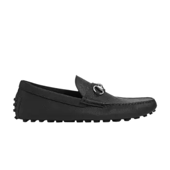 Кроссовки Gucci Driver 'Horsebit - Black', черный