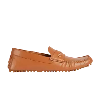 Кроссовки Gucci Driver Loafer Horsebit - Brown, коричневый