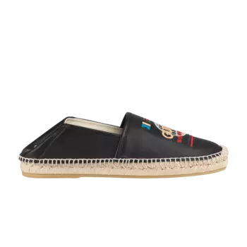 Кроссовки Gucci Espadrilles 'Double G - Black', черный