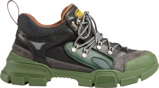 Кроссовки Gucci Flashtrek Green Black, зеленый