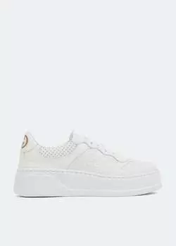Кроссовки GUCCI GG embossed sneakers, белый