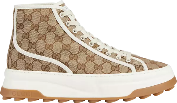 Кроссовки Gucci GG High 'Beige', коричневый
