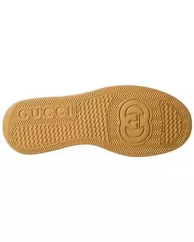 Кроссовки Gucci GG из ткани и кожи, коричневый