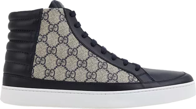 Кроссовки Gucci GG Supreme High Blue, синий