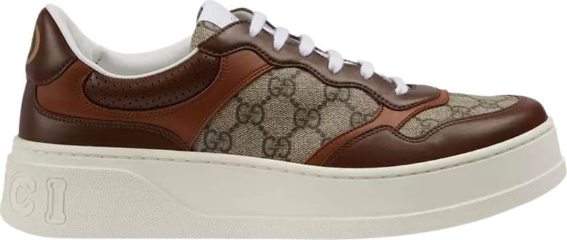 Кроссовки Gucci GG Supreme Sneaker 'Beige', коричневый
