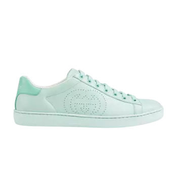 Кроссовки Gucci Gucci Wmns Ace 'Interlocking G - Water Green', зеленый